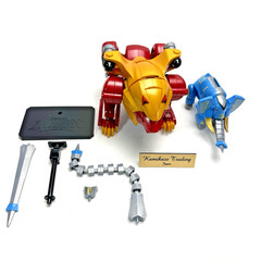Bandai SMP Gaoranger Power Rangers Wild Force Gao Lion & Elephant Wildzord Pack