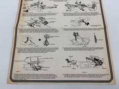 RARE – 1983 GI Joe Brazil Comandos Em Acao Dragonfly Original Blueprints