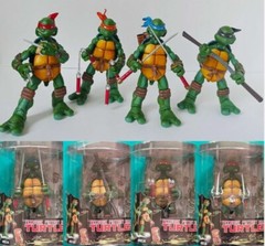 Wonder 4 PCS NECA Teenage Mutant Ninja Turtles Color Headband Figures Toys