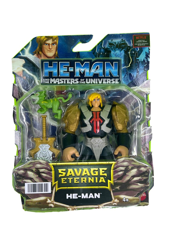 He-Man Masters of the Universe Savage Eternia HE-MAN Figure Tiger Cub Netflix US