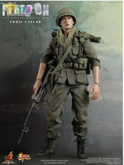 Hot Toys Mms135 1/6 Platoon Chris Taylor Charlie Sheen Action Figure