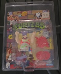 Vintage TMNT Pizzaface Factory Sealed 1990 Playmates Action Figure + Case