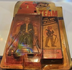 VINTAGE 1983 GALOOB A-TEAM VIPER BAD GUYS ACTION FIGURE NEW ON CARD – WEAR