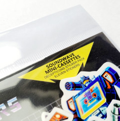 G1 Transformers Soundwave Mini-cassettes Sticker pack of 11 pieces RARE
