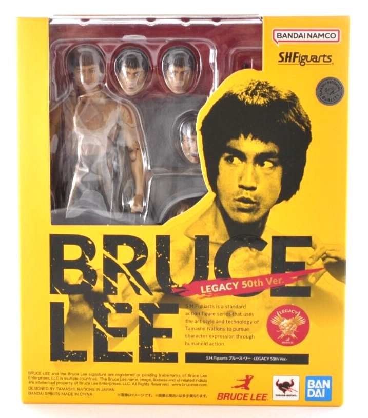 S.H.Figuarts Bruce Lee Legacy 50th Anniversary 13 cm Action Figure from Japan
