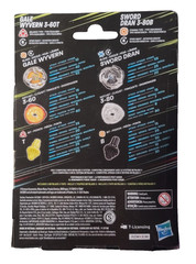 Beyblade X Gale Wyvern 5-80GB & Sword Dran 3-80B Dual Defend & Offense Pack Set
