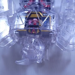 Super7 Cyborg Mighty Morphin Power Rangers Megazord Clear Figure – No Box