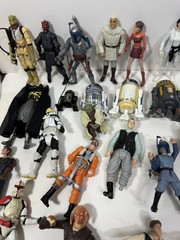 Star Wars 3 to 4in Action Figures Mixed Lot 44 / Weapons Accessories Hasbro