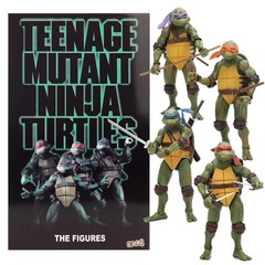NECA Ninja Turtles 1990 Movie TMNT Teenage Toys Mutant 7″ Action Figure – BNIB