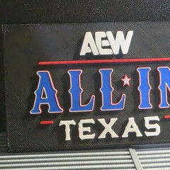 AEW Jazwares AEW All In Texas Logo Accessory
