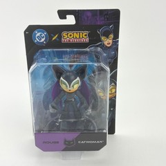 Jakks Pacific DC x Sonic the Hedgehog Rouge as Catwoman Figure 2.5″ New