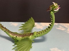 How To Train Your Dragon Barf and Belf Zippleback lot of 2 action figures