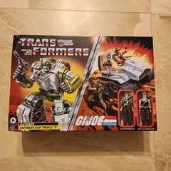 Transformers Autobot Kup Triple T G.I. Joe Sgt. Slaughter Leatherneck Box Damage