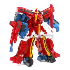 TOBOT V Galaxy Detectives 11″ Invincible Big Beast Figure Robot Combiner Boy Toy