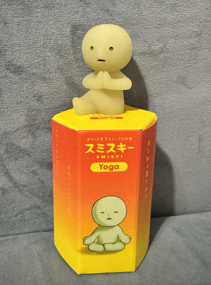 Authentic Smiski Yoga Series Confirmed Open Blind Box – Shoulderstand Pose