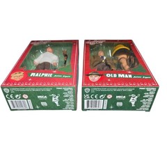NECA A CHRISTMAS STORY RALPHIE + OLD MAN 8” CLOTH ACTION FIGURES FIGURE SET OF 2