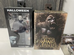 NECA Lot of 4, Silence Of The Lambs , Halloween,King Kong, Conjuring 2 Figures