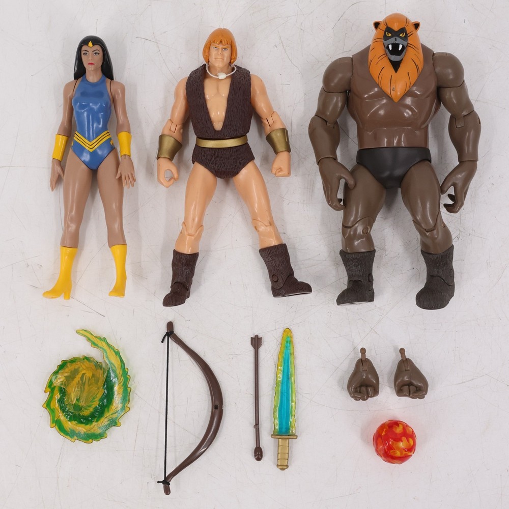 Thunder The Barbarian Ookla and Princess Ariel Action Figure Loose Set Vintage