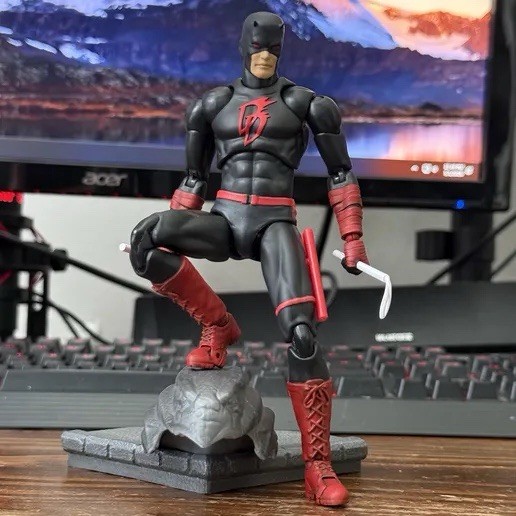 Daredevil Shadowland Custom 1/12 Scale Kit Marvel Legends CT Unpainted Resin Set