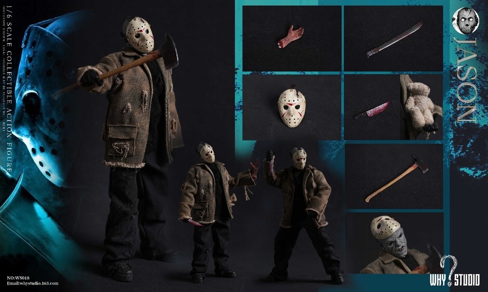 1/6 WHY STUDIO WS018 Freddy Vs Jason Collectible Male Action Figure Model Toy
