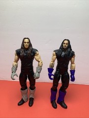 2 / 2011 WWE Mattel Undertaker Figures Black Purple Black Gray Black & Red Hair