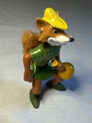 Disney’s Vintage Robin Hood PVC Toy Action Figure w/ Fur Tail