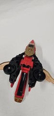 Vintage 2000 Bandai Power Rangers Time Force Quantum Strata Cycle Red Black Gold