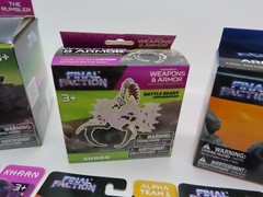 Lot Of Final Faction Action Figures Weapons & Armor