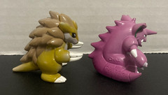 TOMY Nintendo Pokemon Moncolle Figure Toy Geodude Sandslash Nidoking Set/Lot