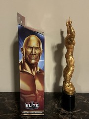 WWE Mattel Elite Collectors Edition The Rock Final Boss Gold…Sealed and Loose
