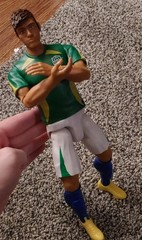 FC Elite Soccer Action Figure Lot of 3 – Ronaldo Messi Neymar Jr