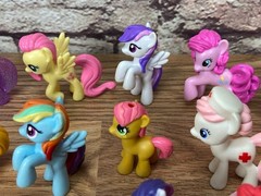 MLP My Little Pony Mini Figure Small 1” & 2″ Blind Bag Ponies Mixed Lot Of 48