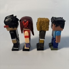 Tube Heroes Action Figures Lot of 4 Vikkstar123 JeromeASF CaptainSparklez Ashley