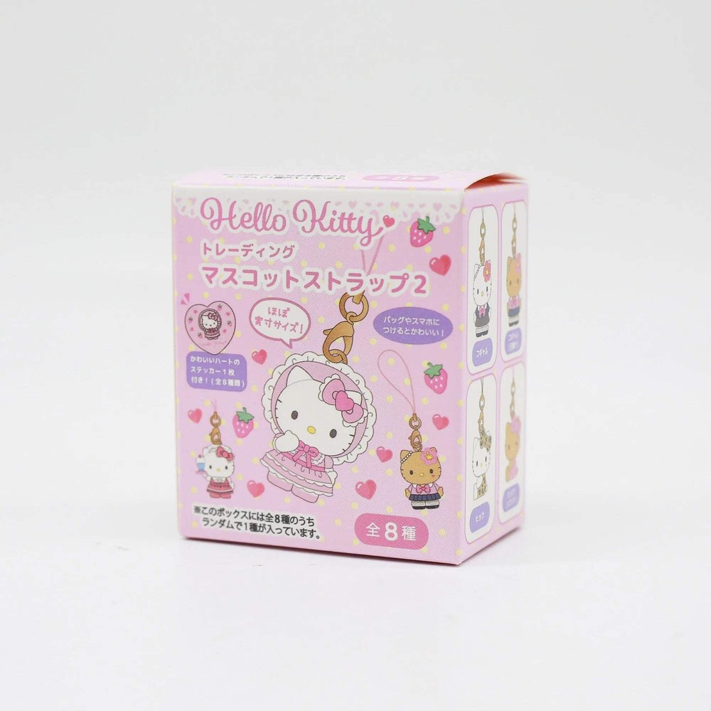 Sanrio Hello Kitty Blind Box PPhone Strap Bag Charm Keychain Outfits Tan Genuine