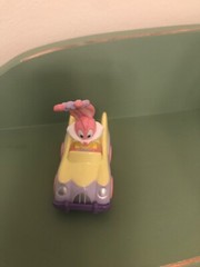 Babs Bunny Roadster Tiny Toon Adventures Diecast Metal Car 1990 by Playskool