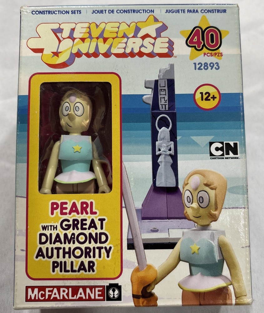 McFARLANE Toys, Steven Universe, Pearl/Great Diamond Authority Pillar, 40 Pcs.