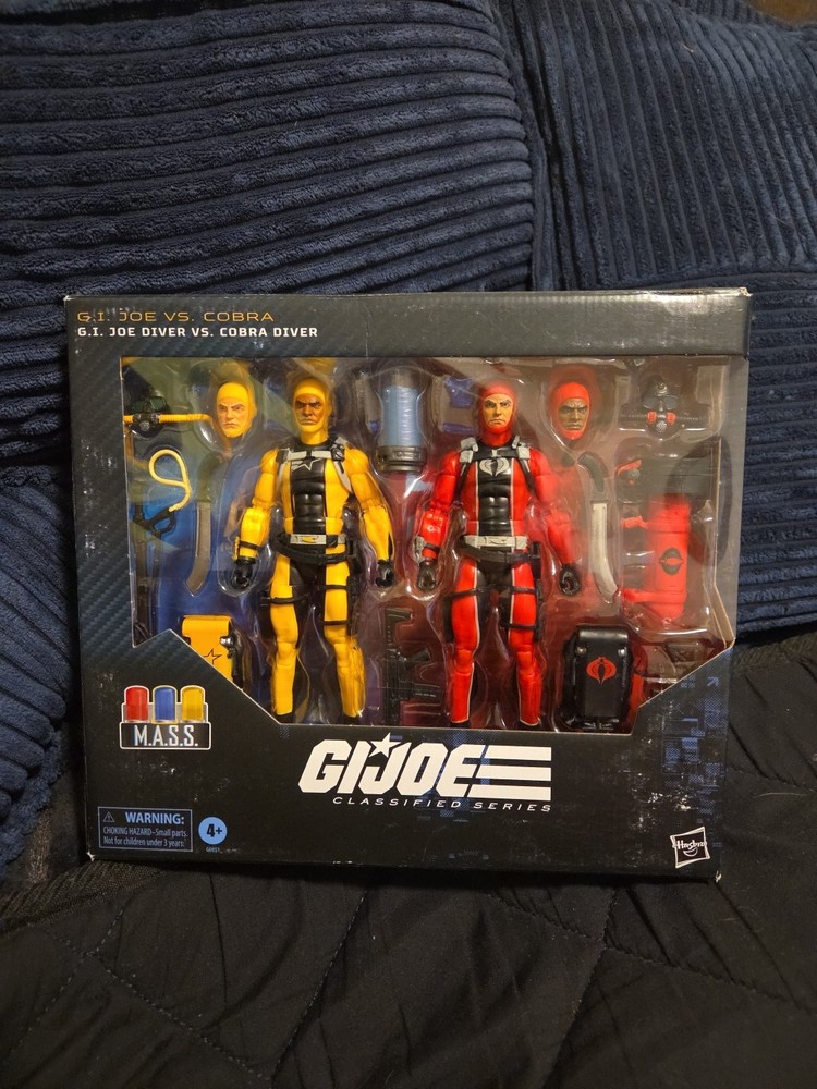 G.I. Joe Classified #169 GIJOE Diver vs Cobra Diver 2-Pack New Sealed