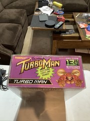 Talking Turbo Man 1996 13.5” Tiger Electronics Deluxe Edition Fully Poseable NEW