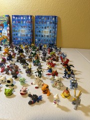HUGE Vintage 200 Digimon Figure Lot ~ Official Bandai Toy Collection