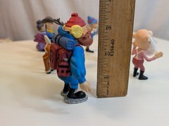 7x RUDOLPH & The Island of Misfit Toys Figures, 2002 & 2003 Playing Mantis
