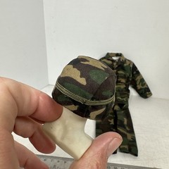 1/6 HASBRO GI JOE US ARMY 10TH MTN DIV WOODLAND CAMOUFLAGE UNIFORM & HELMET SET