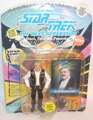 Star Trek Next Generation CAPTAIN MONTGOMERY SCOTT Action Figure Signed Doohan