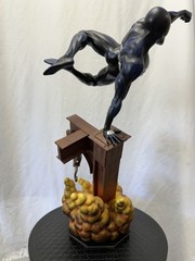 SIDESHOW BLACK SPIDER-MAN SYMBIOTE COSTUME PREMIUM FORMAT FIGURE Statue NEW