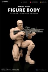 GWToys G001 1/12 Super Flexible Muscular Male Body w/Head 6″ Action Figure Doll
