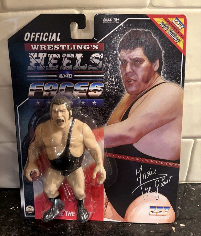 Andre The Giant (Black Strap) Zombie Sailor Toys Heels and Faces Figure WWE WWF