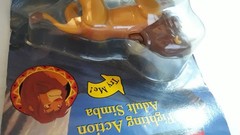 The Lion King Fighting Action Adult SIMBA 1994 Disney Toy Figure Battle Package
