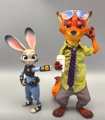 GONG Zootopia Judy Hopps and Nick Wilde Action Figure new in stock