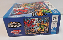 Marvel Avengers Spiderman Superhero Squad 2006 24 PC PUZZLE NIB