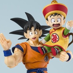 Bandai S.H.Figuarts Son Goku & Son Gohan -Kid- & Kintoun -Exclusive Edition-