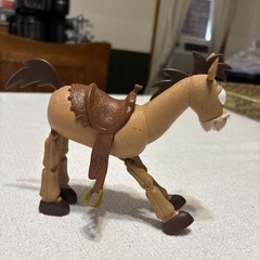 Vintage Disney 1996 Toy Story Bullseye Horse movable legs 6.5 in Action Figure
